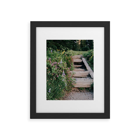Hannah Kemp Wildflower Steps Framed Art Print