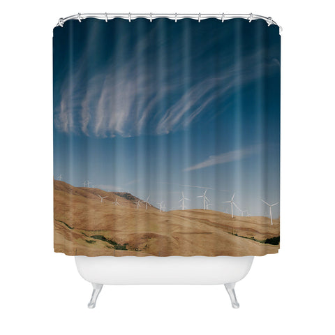 Hannah Kemp Windmills Shower Curtain