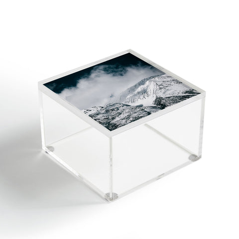 Hannah Kemp Winter Mountain Landscape Acrylic Box