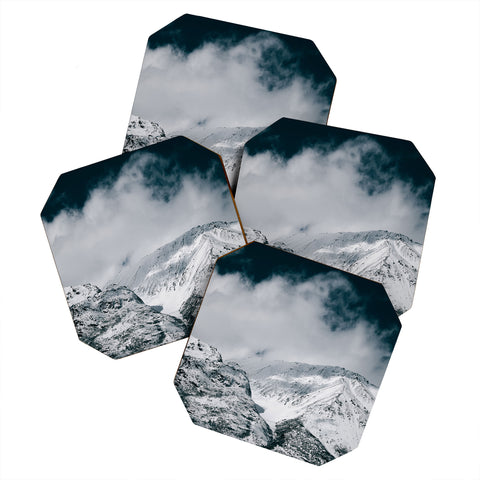 Hannah Kemp Winter Mountain Landscape Coaster Set