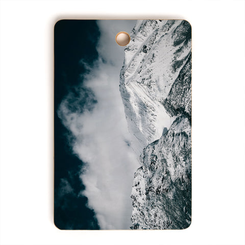 Hannah Kemp Winter Mountain Landscape Cutting Board Rectangle