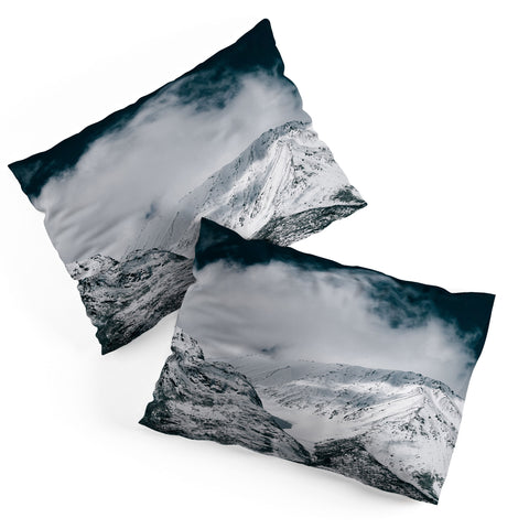 Hannah Kemp Winter Mountain Landscape Pillow Shams