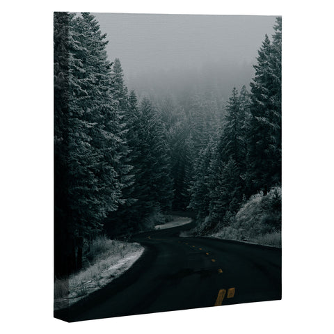 Hannah Kemp Winter Road Art Canvas