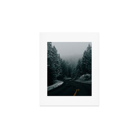 Hannah Kemp Winter Road Art Print