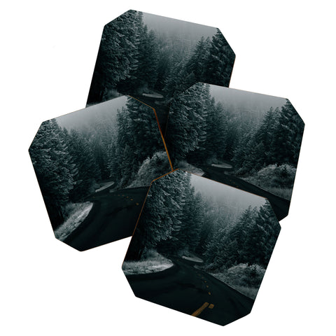 Hannah Kemp Winter Road Coaster Set