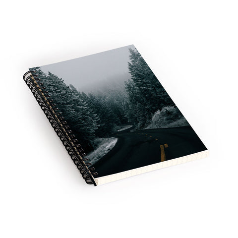 Hannah Kemp Winter Road Spiral Notebook