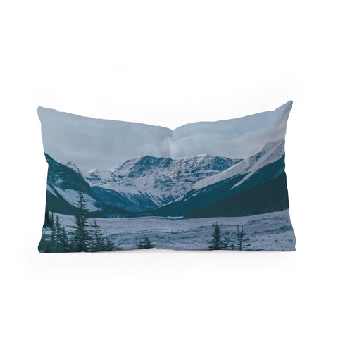 Hannah Kemp Winters Ago Oblong Throw Pillow