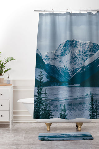 Hannah Kemp Winters Ago Shower Curtain And Mat