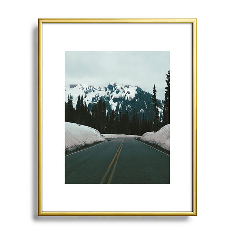 Hannah Kemp Winters End Metal Framed Art Print