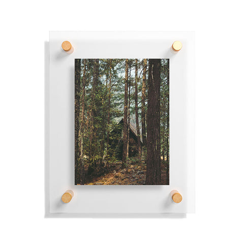 Hannah Kemp Woodland Cabin Floating Acrylic Print