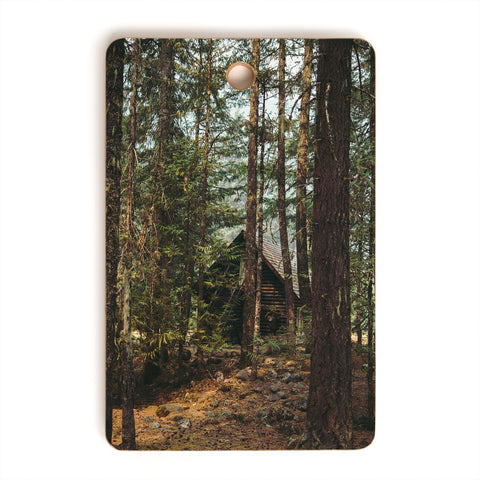 Hannah Kemp Woodland Cabin Cutting Board Rectangle