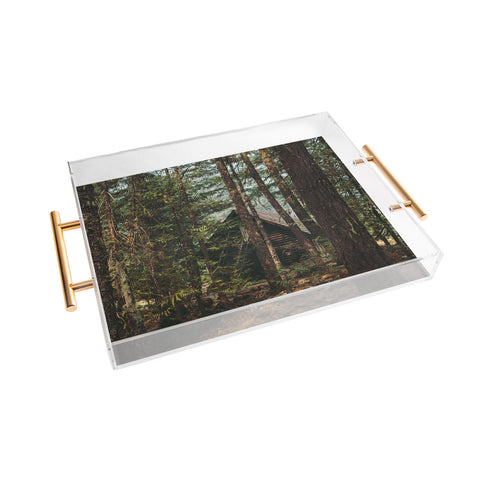 Hannah Kemp Woodland Cabin Acrylic Tray