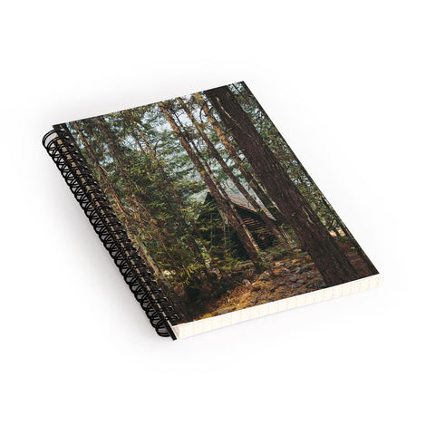 Hannah Kemp Woodland Cabin Spiral Notebook