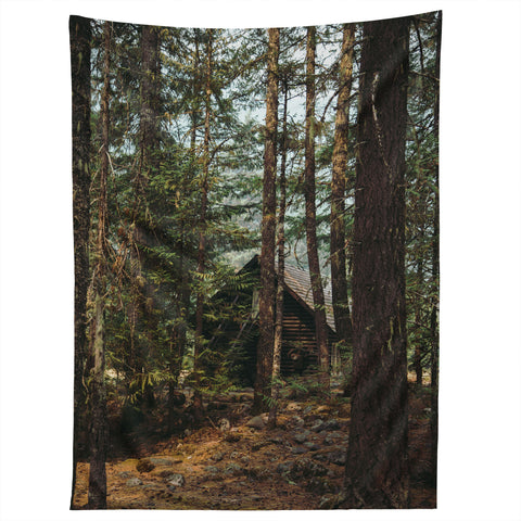 Hannah Kemp Woodland Cabin Tapestry