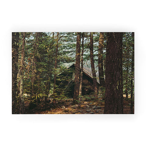 Hannah Kemp Woodland Cabin Welcome Mat