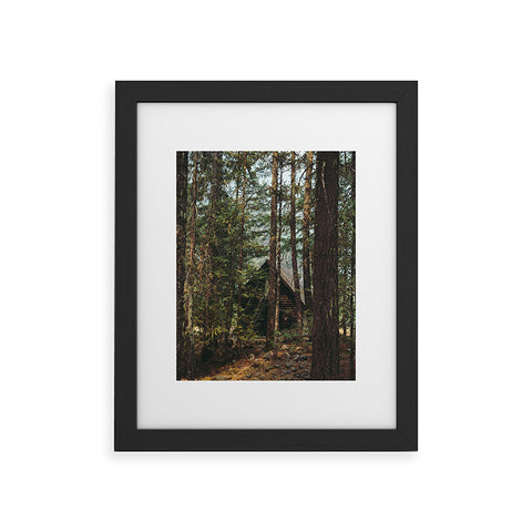 Hannah Kemp Woodland Cabin Framed Art Print