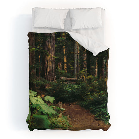 Hannah Kemp Woodland Landscape Duvet Cover