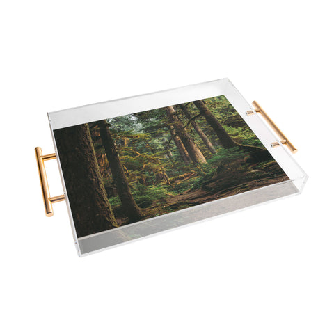Hannah Kemp Woodland Landscape II Acrylic Tray