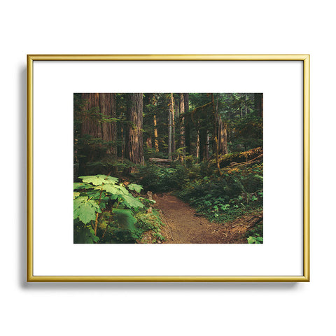 Hannah Kemp Woodland Landscape Metal Framed Art Print