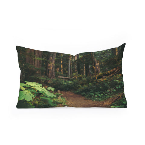 Hannah Kemp Woodland Landscape Oblong Throw Pillow