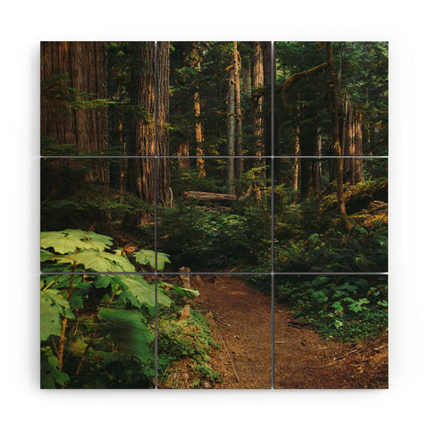Hannah Kemp Woodland Landscape Wood Wall Mural