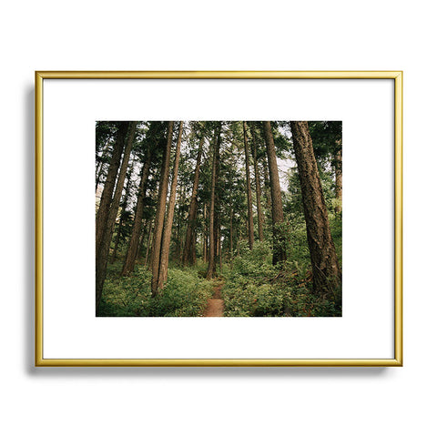 Hannah Kemp Woodland Trail Metal Framed Art Print