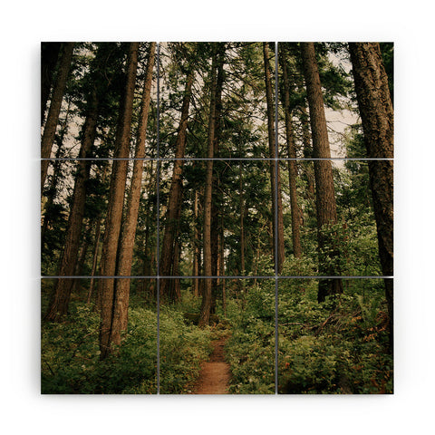 Hannah Kemp Woodland Trail Wood Wall Mural