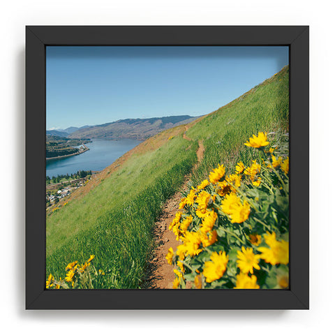 Hannah Kemp Yellow Flower Path Recessed Framing Square