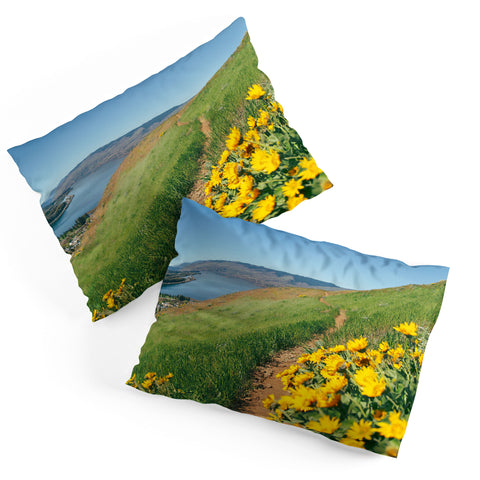 Hannah Kemp Yellow Flower Path Pillow Shams