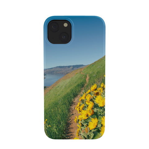 Hannah Kemp Yellow Flower Path Phone Case