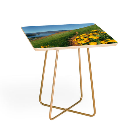 Hannah Kemp Yellow Flower Path Side Table