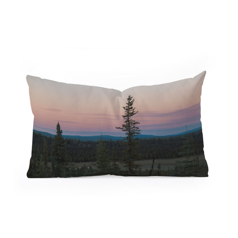 Hannah Kemp Yukon Evening Oblong Throw Pillow