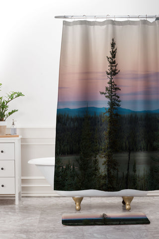 Hannah Kemp Yukon Evening Shower Curtain And Mat