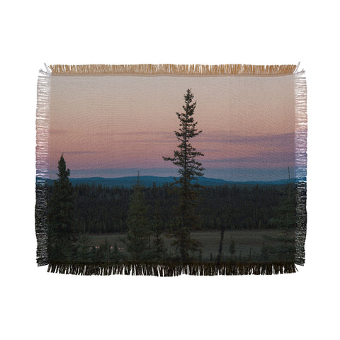 Hannah Kemp Yukon Evening Throw Blanket