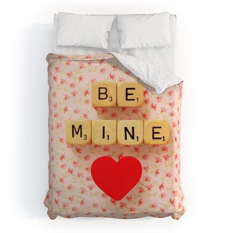 Happee Monkee Be Mine Duvet Cover