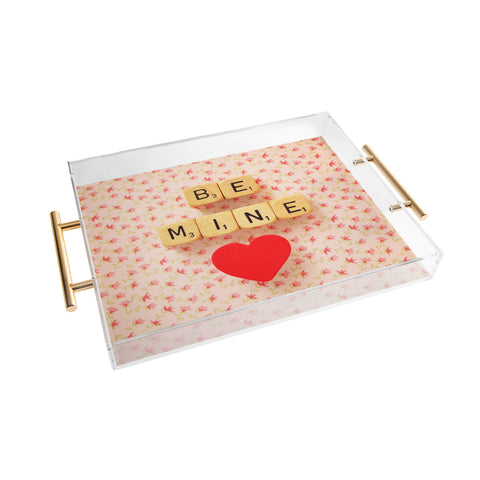 Happee Monkee Be Mine Acrylic Tray