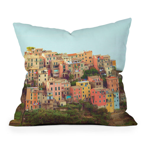 Happee Monkee Cinqueterre Outdoor Throw Pillow