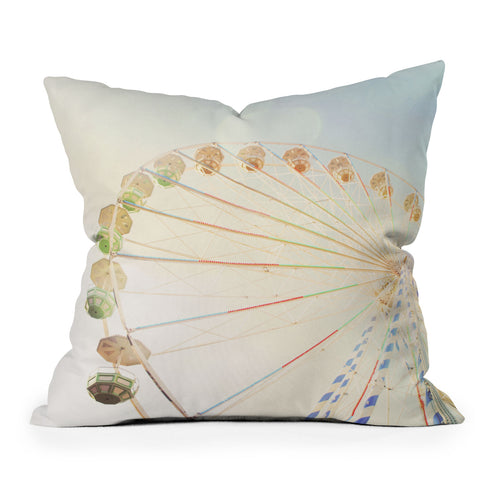 Happee Monkee Ferris Wheel Outdoor Throw Pillow
