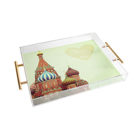Happee Monkee From Russia With Love Acrylic Tray