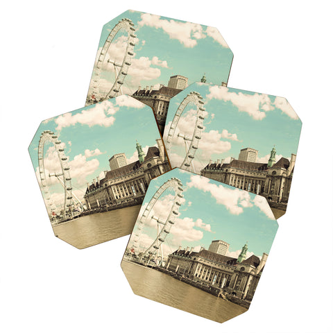 Happee Monkee London Eye Love You Coaster Set