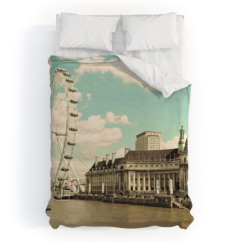 Happee Monkee London Eye Love You Duvet Cover