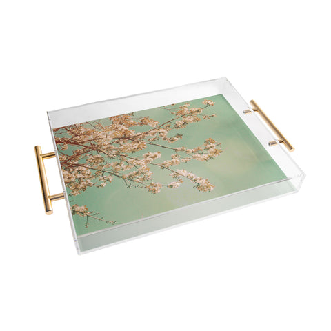 Happee Monkee Plum Blossoms Acrylic Tray