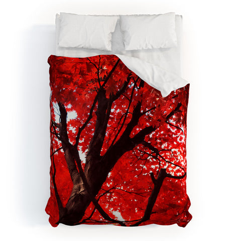 Happee Monkee Red Canopy Duvet Cover