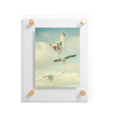 Happee Monkee Seagulls Floating Acrylic Print