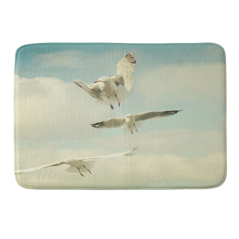 Happee Monkee Seagulls Memory Foam Bath Mat