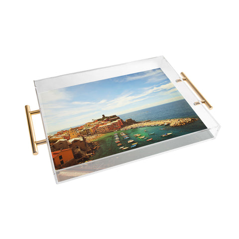 Happee Monkee Summer in Vernazza Acrylic Tray