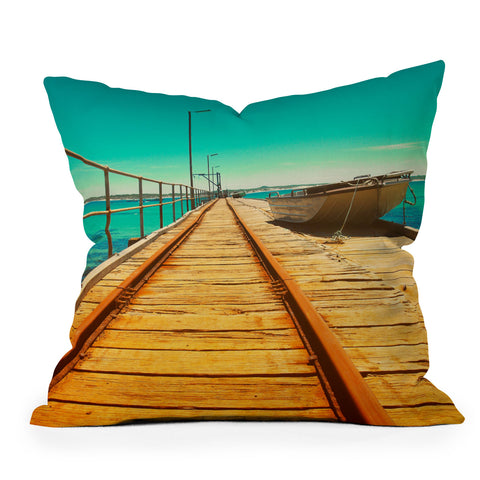 Happee Monkee The Jetty Outdoor Throw Pillow