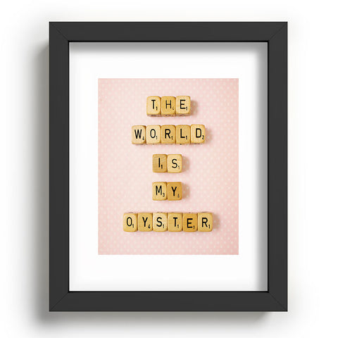 Happee Monkee The World Is My Oyster Recessed Framing Rectangle