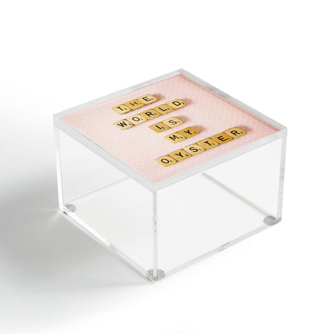 Happee Monkee The World Is My Oyster Acrylic Box