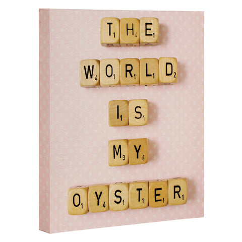 Happee Monkee The World Is My Oyster Art Canvas